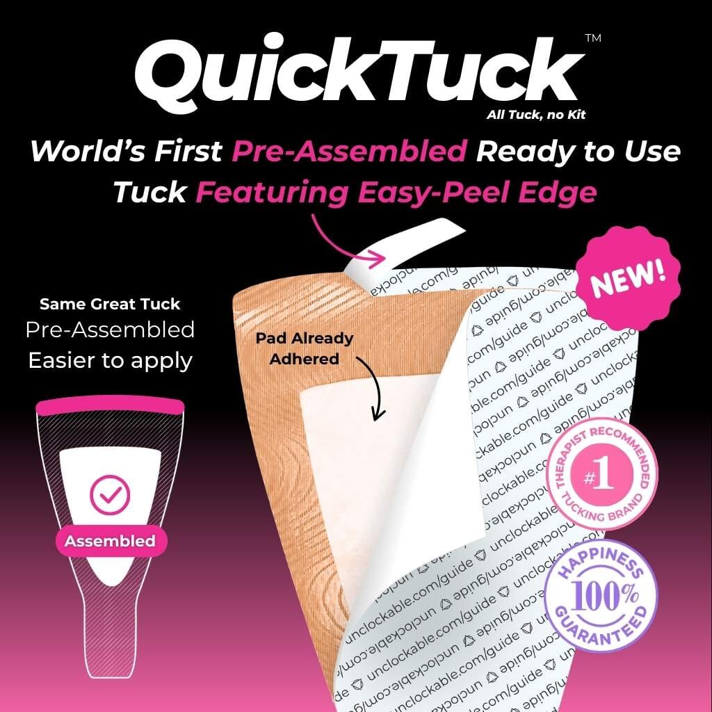 Unclockable Tuck Kit Example Unclockable | Tuck and Tape with T-Tape and the How To Tuck Guide