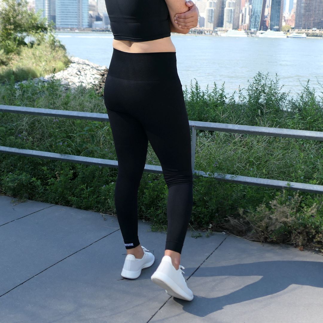 PINK Ultimate Black Athletic Compression Leggings Women Size L - beyond  exchange