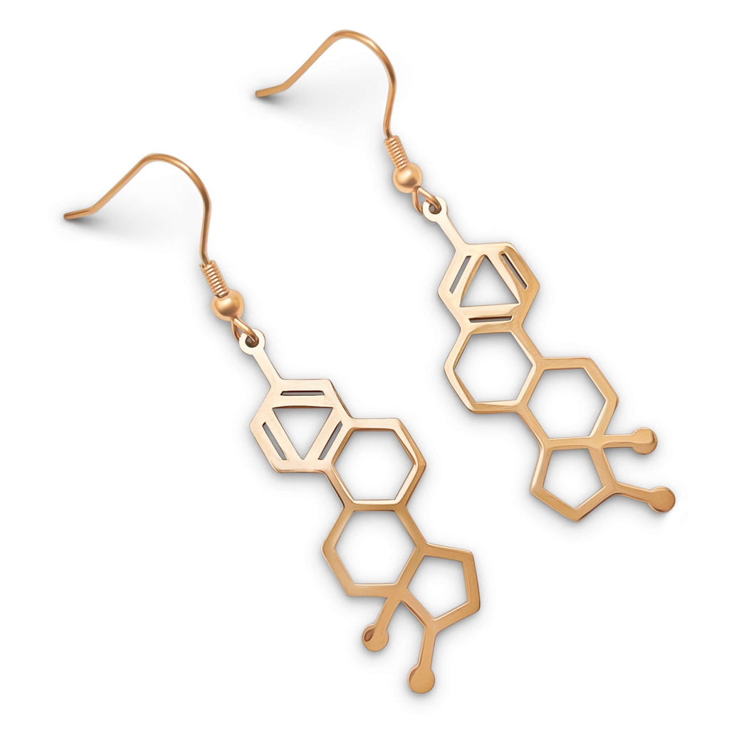 HRT Estrogen Molecule Earrings